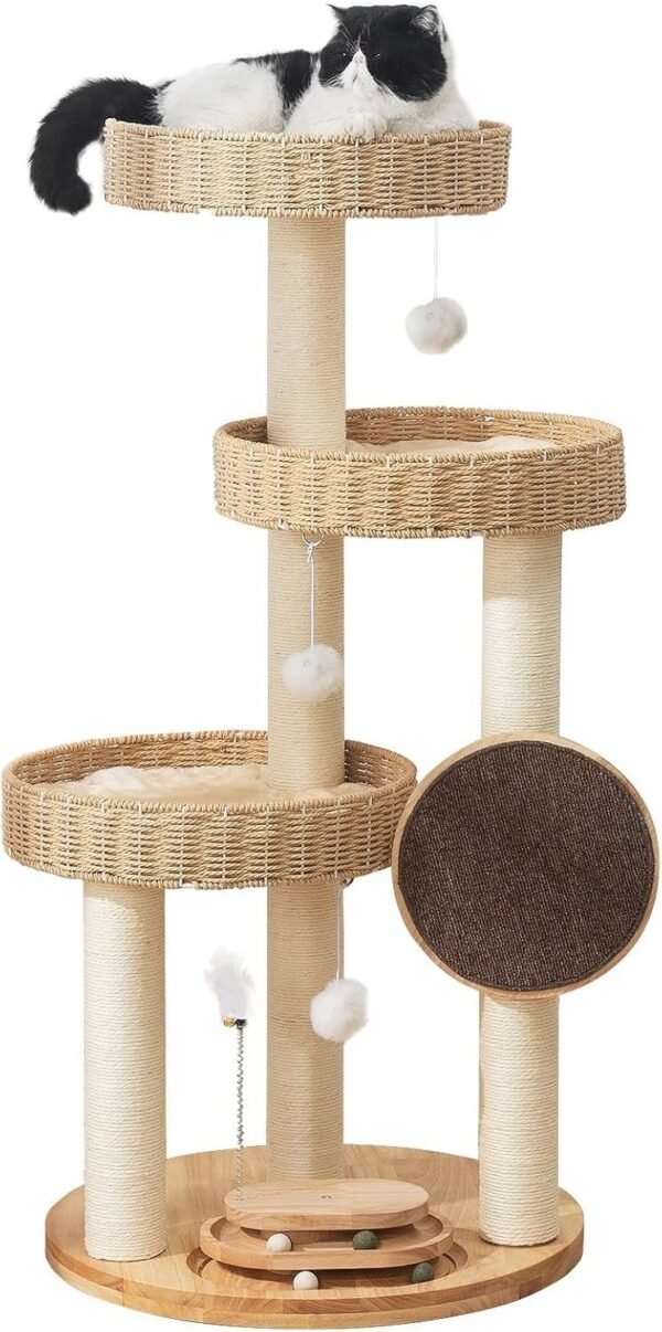 Solid Wood Cat Tower